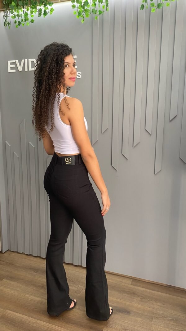 Calça Flare Preta - Imagem 3