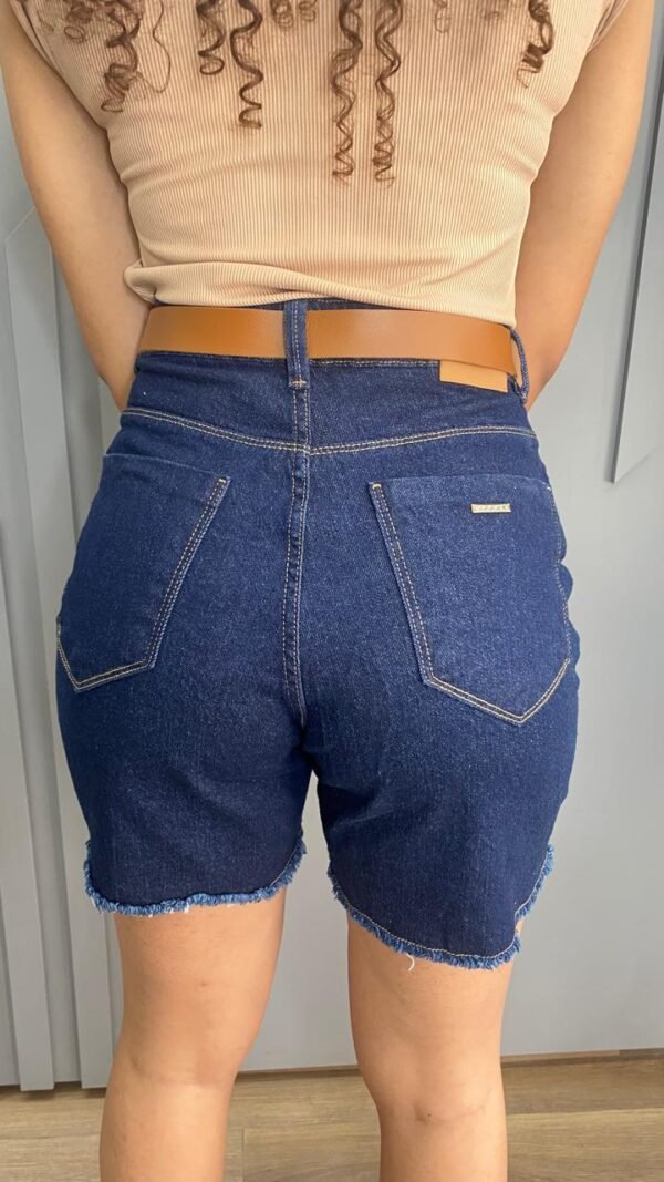 Short Mom Meia Coxa com cinto - Imagem 6