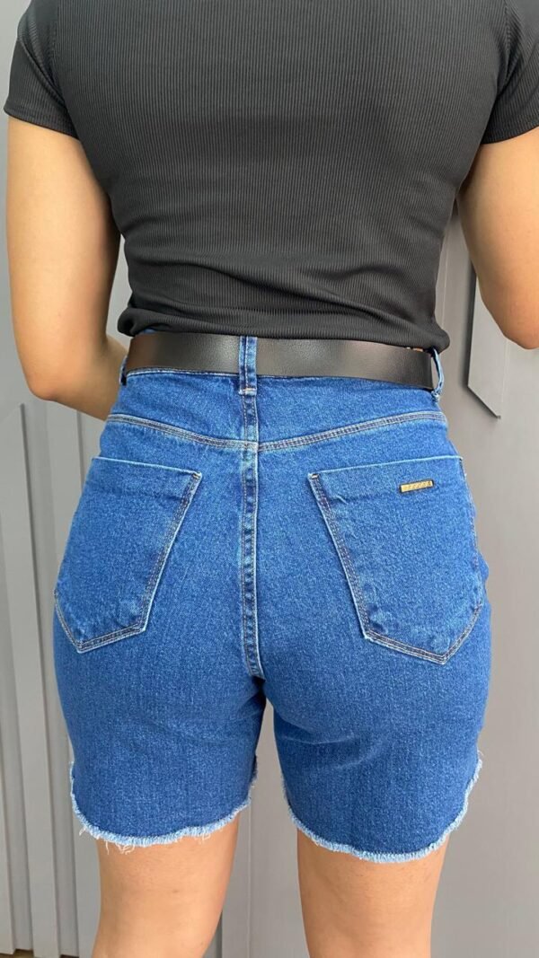 Short Mom Meia Coxa com cinto - Imagem 4