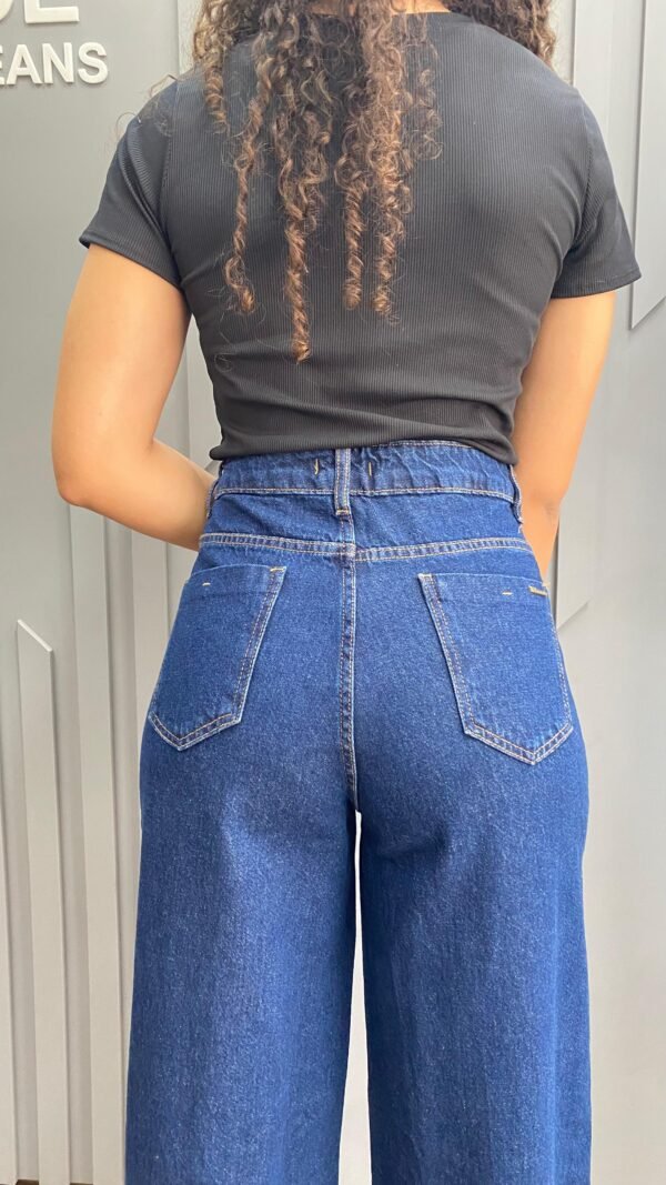 Calça Wide Leg Detalhe Bolso - Imagem 4