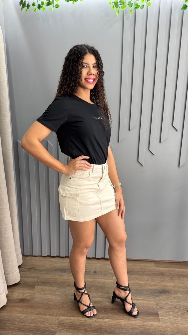 Saia Jeans Cargo - Imagem 3