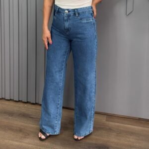 Calça Wide Reta