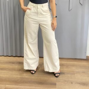 Calça Pantalona Linho